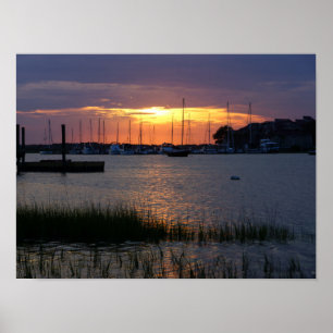 Pôster Folly River Sunset