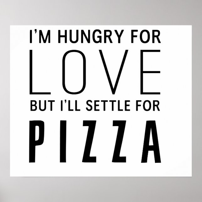 Pôster Fome Por Amor (Frente)