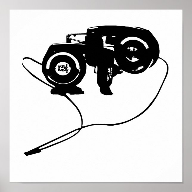 Pôster Fones de ouvido (Frente)