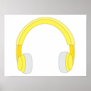 Poster Fones de ouvido