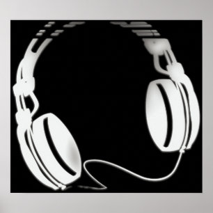 Pôster Fones de ouvido