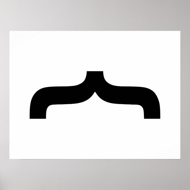 Pôster Font Mustache (Frente)