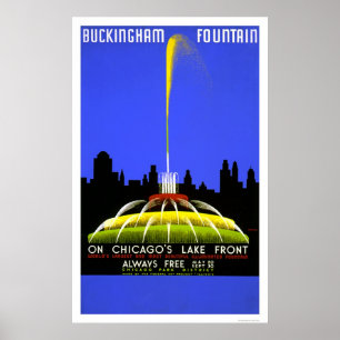 Poster Fonte de Buckingham WPA 1939