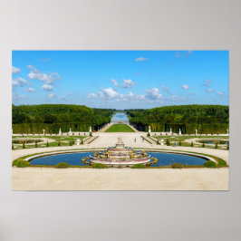 Poster Fonte de Latona e Grande Perspective, Versalhes
