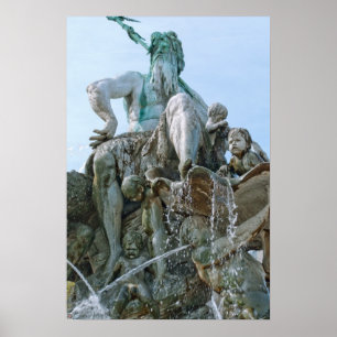 Poster Fonte de Netuno em Berlim
