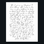 Poster Fonte do Script Psalm 23<br><div class="desc">Fonte do Script Psalm 23</div>