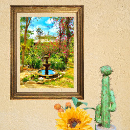 Poster Fonte e Jardim México