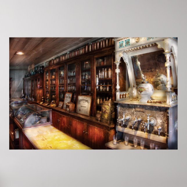 Pôster Fonte local de refrigerantes (Frente)