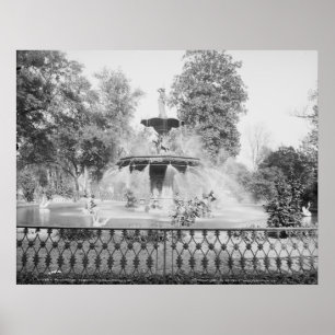 Pôster Fonte no Forsyth Park