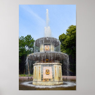Poster Fonte romana, Peterhof, Rússia
