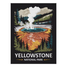 Fonte Termal do Parque Nacional de Yellowstone