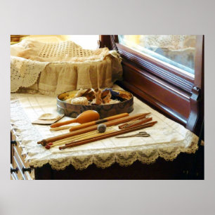 Pôster Fontes de confecção de malhas