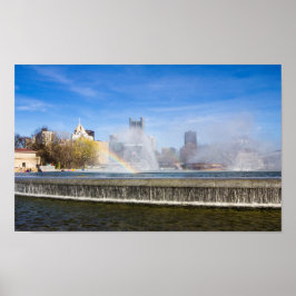 Pôster Fontes do Point State Park, Pittsburgh, PA