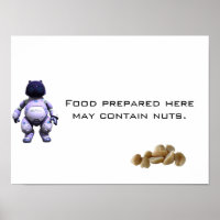 Food prepared here may contain nuts.