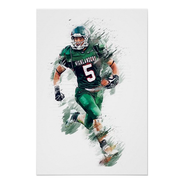 Pôster Football (Frente)