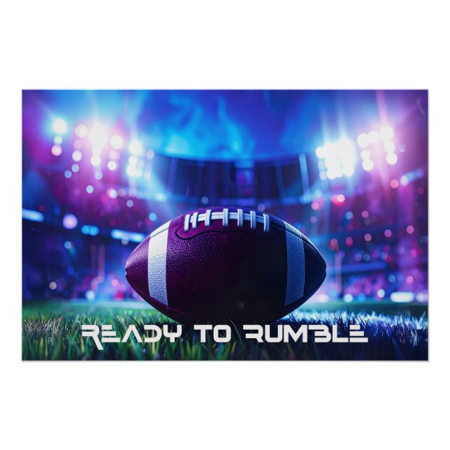 PÔSTER FOOTBALL - AMERICAN FOOTBALL - READY TO RUMBLE (Frente)