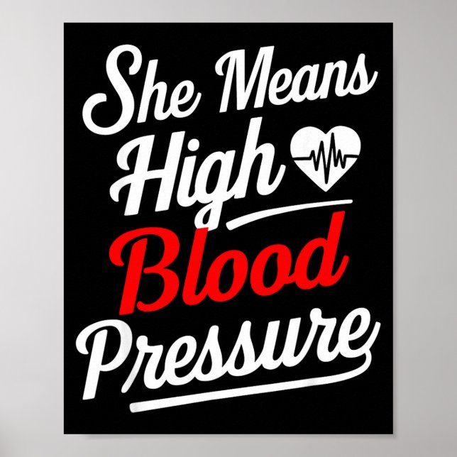 Poster For Couples _ She Means High Blood Pressure _ Funn (Frente)
