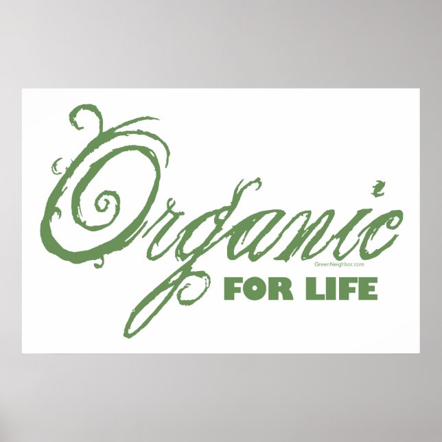 Pôster For Life, Organic (Frente)