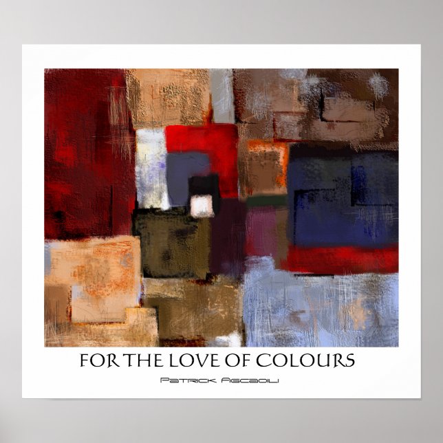 Poster For the Love of Colours (Frente)