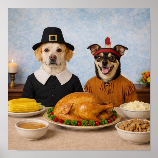 Poster "For Thy Bounty, We Give Thanks" (Frente)