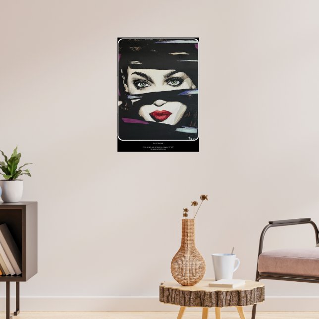 Poster 'Fora da Escuridão' Pintura em um (Sala de Estar 3)