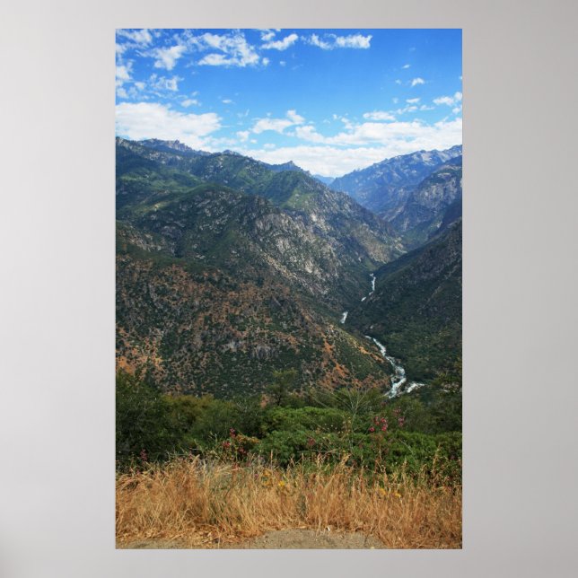 Pôster Fora da estrada para o desfiladeiro Kings (Frente)