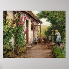 Poster Fora da fazenda - H.A. Brendekilde