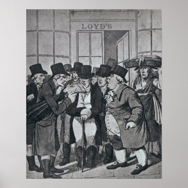 Pôster Fora da Lloyds de Londres (Frente)