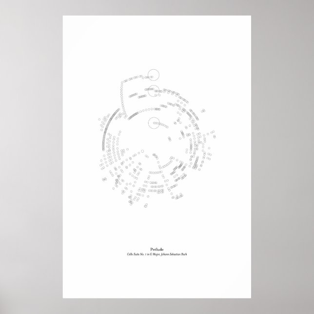 Poster Fora do Funcionarios: Prélude, Cello Suite #1 em G (Frente)