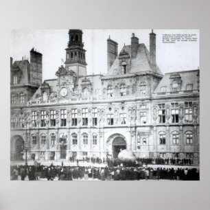 Poster Fora do hotel de Ville