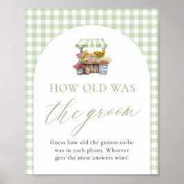 Poster Fora Do Mercado Quão Velho Era O Sinal Do Groom