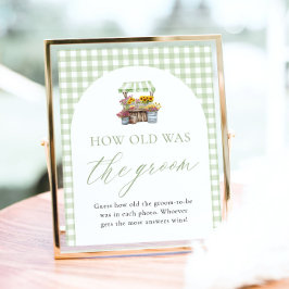 Poster Fora Do Mercado Quão Velho Era O Sinal Do Groom