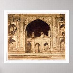 Pôster Fora do Taj Mahal, ilustrado provavelmente 'no pH
