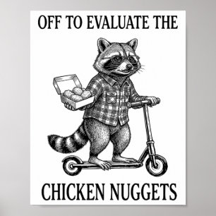 Poster Fora Para Avaliar Os Nuggets De Frango Dad Tax _1