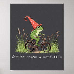 Poster Fora Para Causar Um Confusão Divertido Mago Sapo M