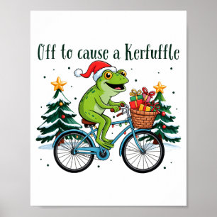Poster Fora Para Causar Uma Confusão Sagrado Natal Do Sap