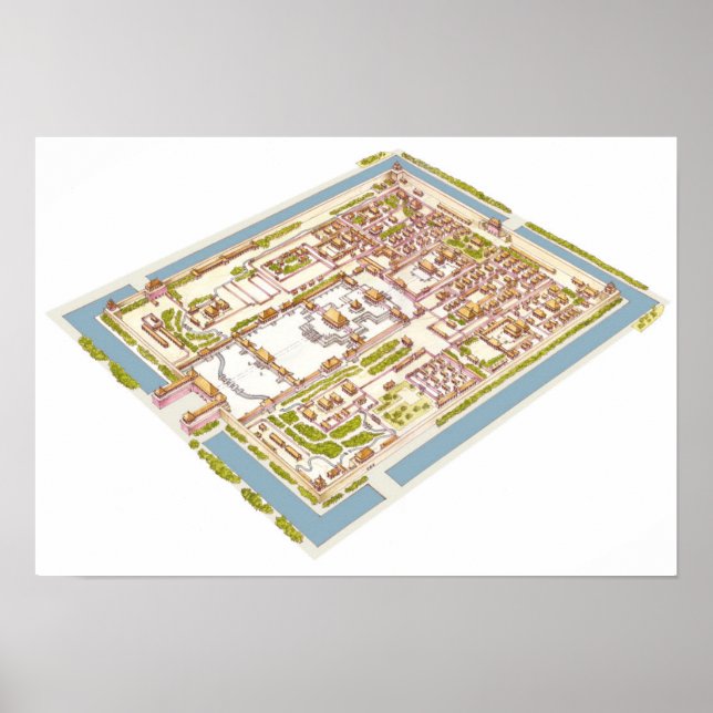 Pôster Forbbiden City Beijing (Frente)