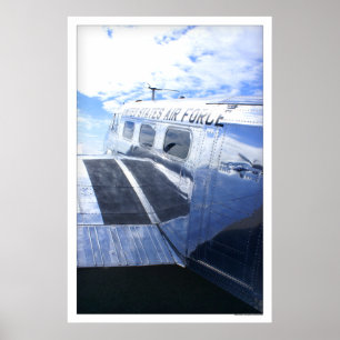 Poster Força aérea Beechcraft 18/C45