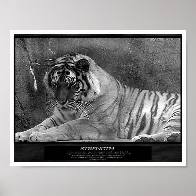 Pôster Força como cristão (Frente)