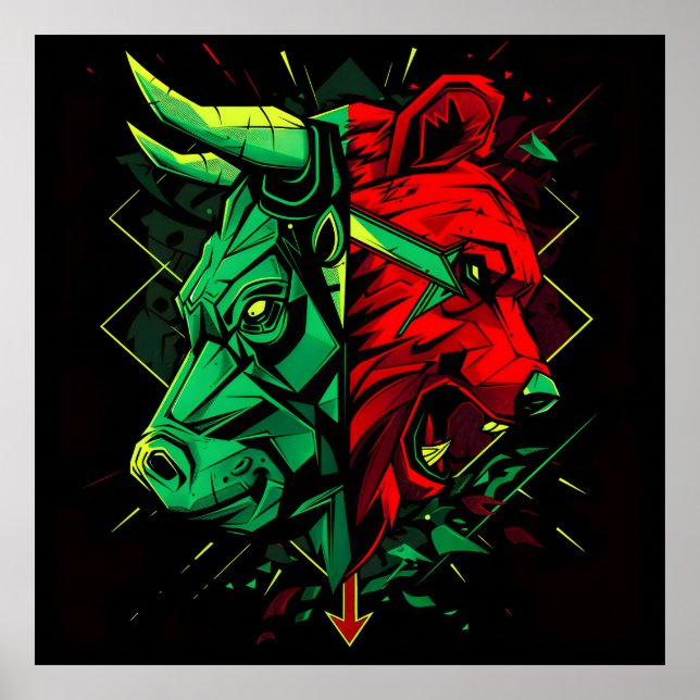 Poster Força de Duelo do Urso Bull (Frente)