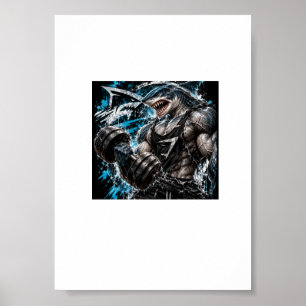 Poster Força de Tubarão – Fera Suprema do Ginásio