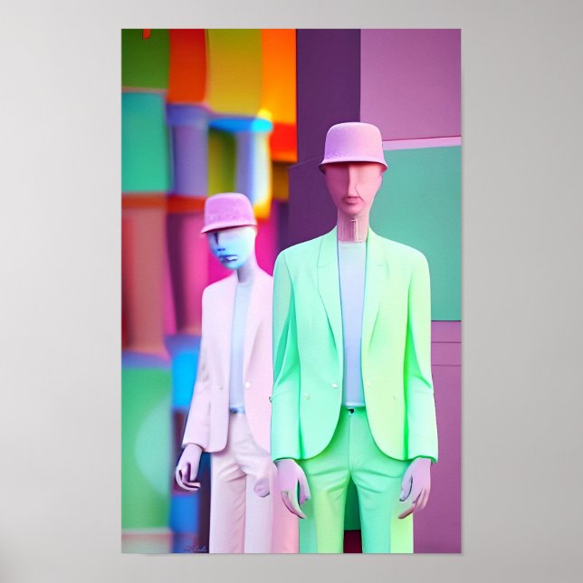 Poster Força de vendas Ken Gage Retrowave (Frente)