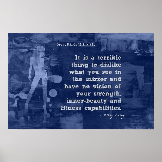 Pôster Força e Beleza Interior! (Frente)