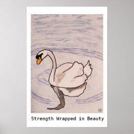 Poster Força embrulhada em beleza