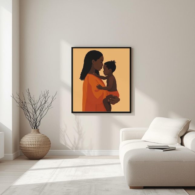 Poster Força Suave – Conexão entre Mãe e Filho (Criador carregado)