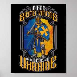 Poster Forças Armadas Da Ucrânia Militares In Hoc Signo V