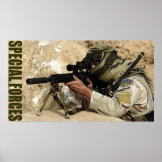 Poster Forças Especiais do Exército