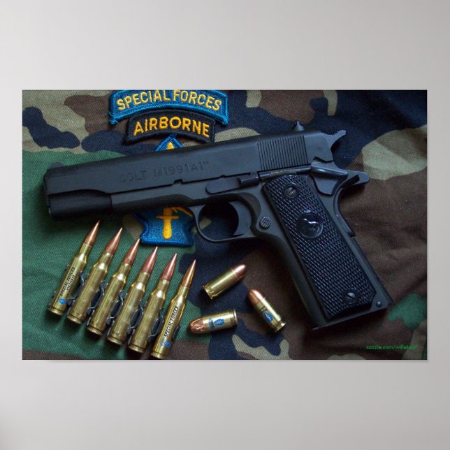 Pôster forças especiais, veteranos verdes de beretas, Imp (Frente)