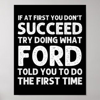 Poster Ford Name Personalizou Birthday Engraçado Natal Jo
