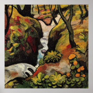 Poster Forest Brook por August Macke Vintage Expressionis